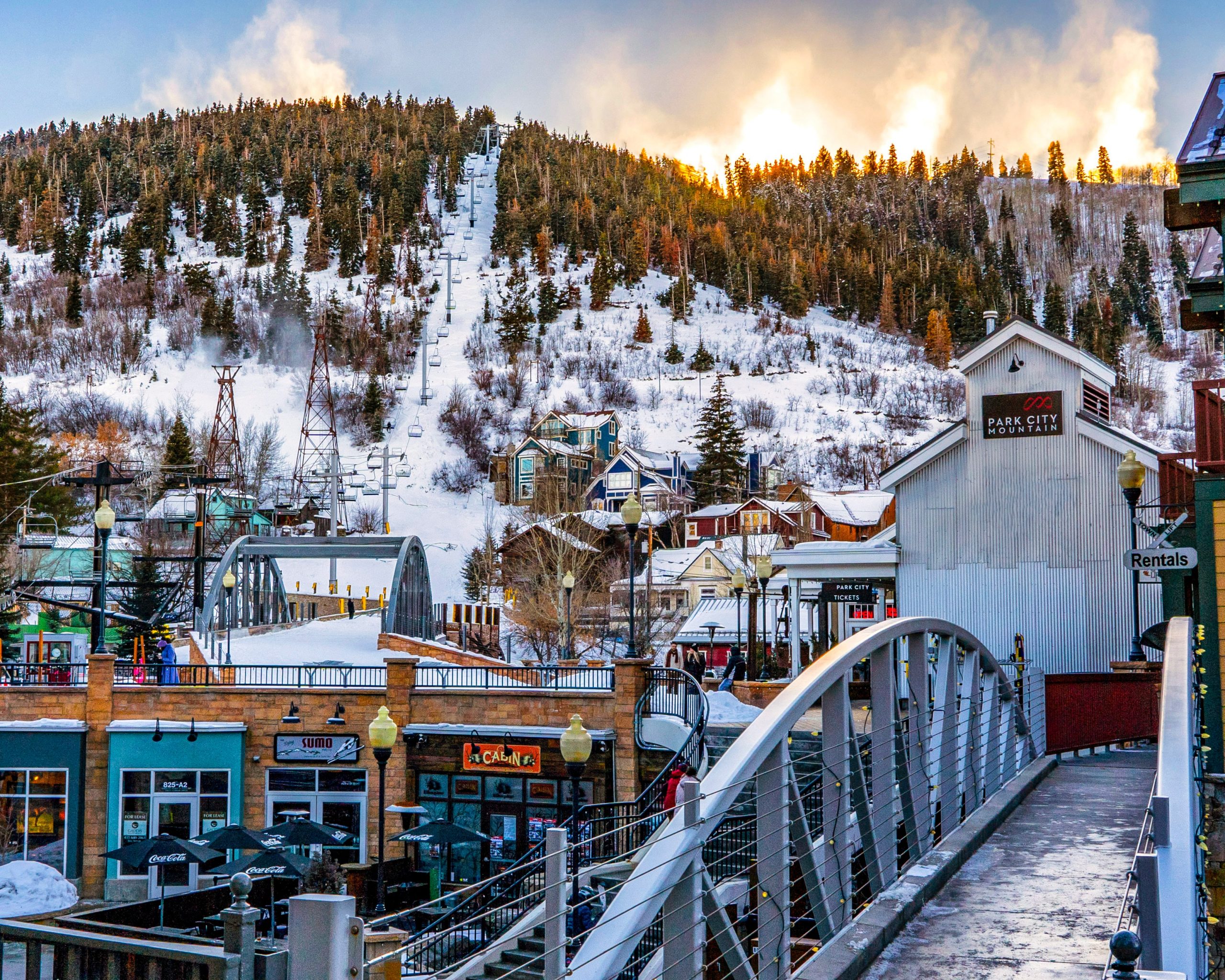 Park City at sunrise