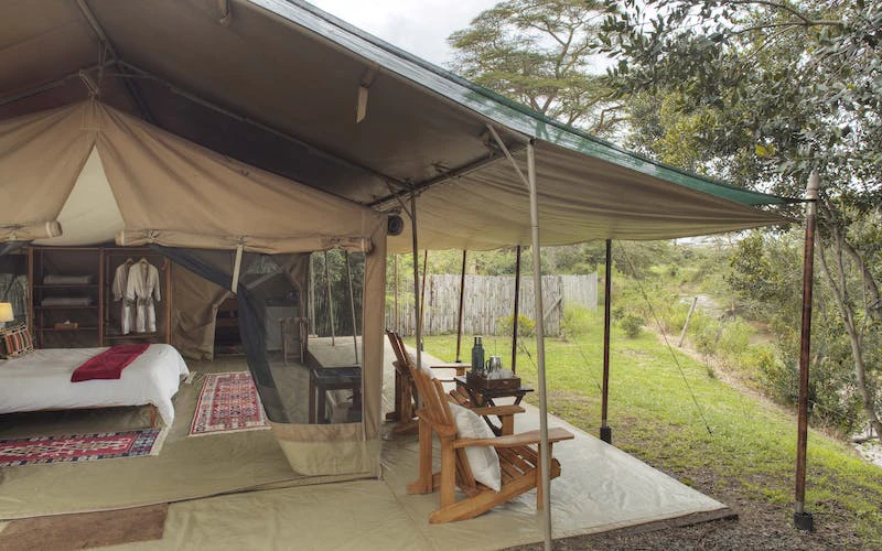 Asilia Ol Pejeta Bush Camp - Guest tent exterior