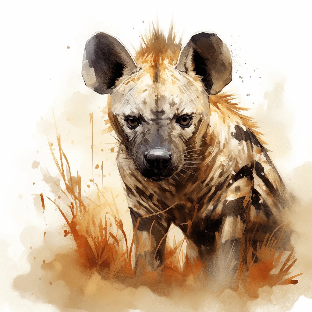 Striped hyena icon Striped hyena icon
