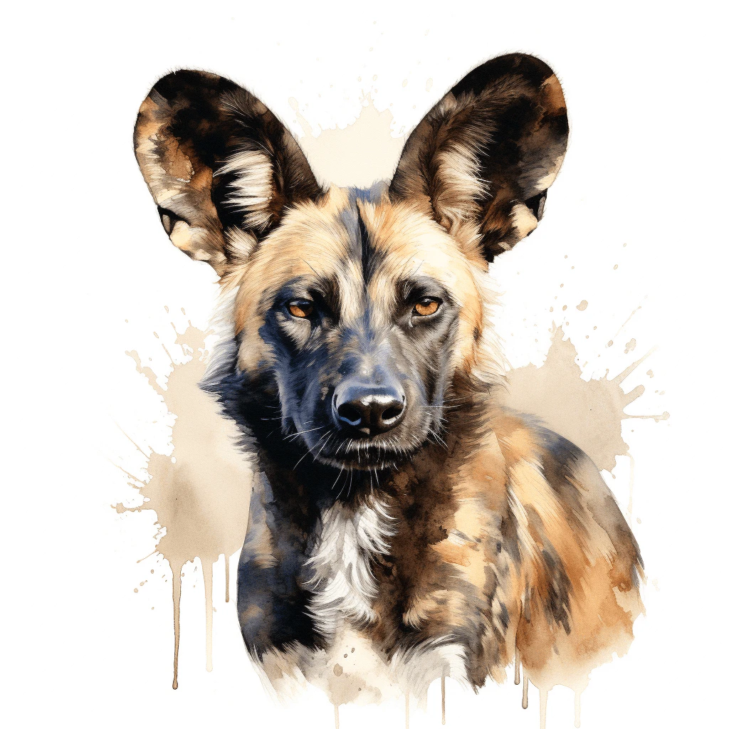 African wild dog icon African wild dog icon