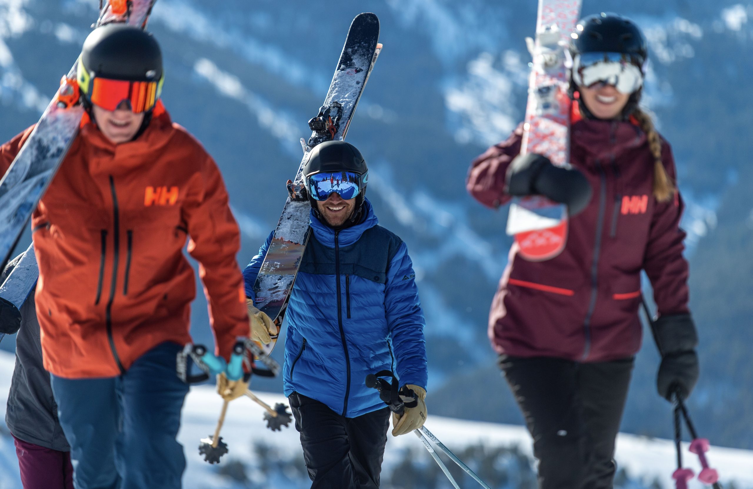 Ski poles, gloves, and goggles available at Christy Sport in Lionshead