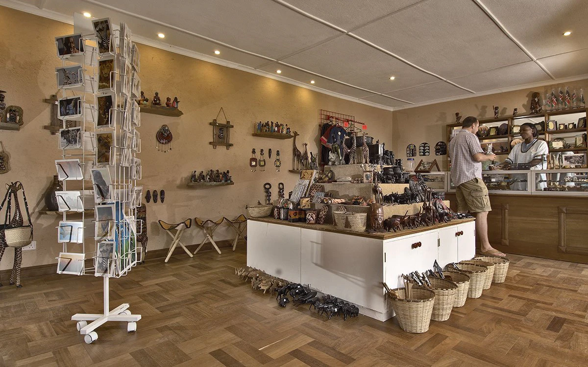 Interior view of the gift shop at Ashnil Aruba
