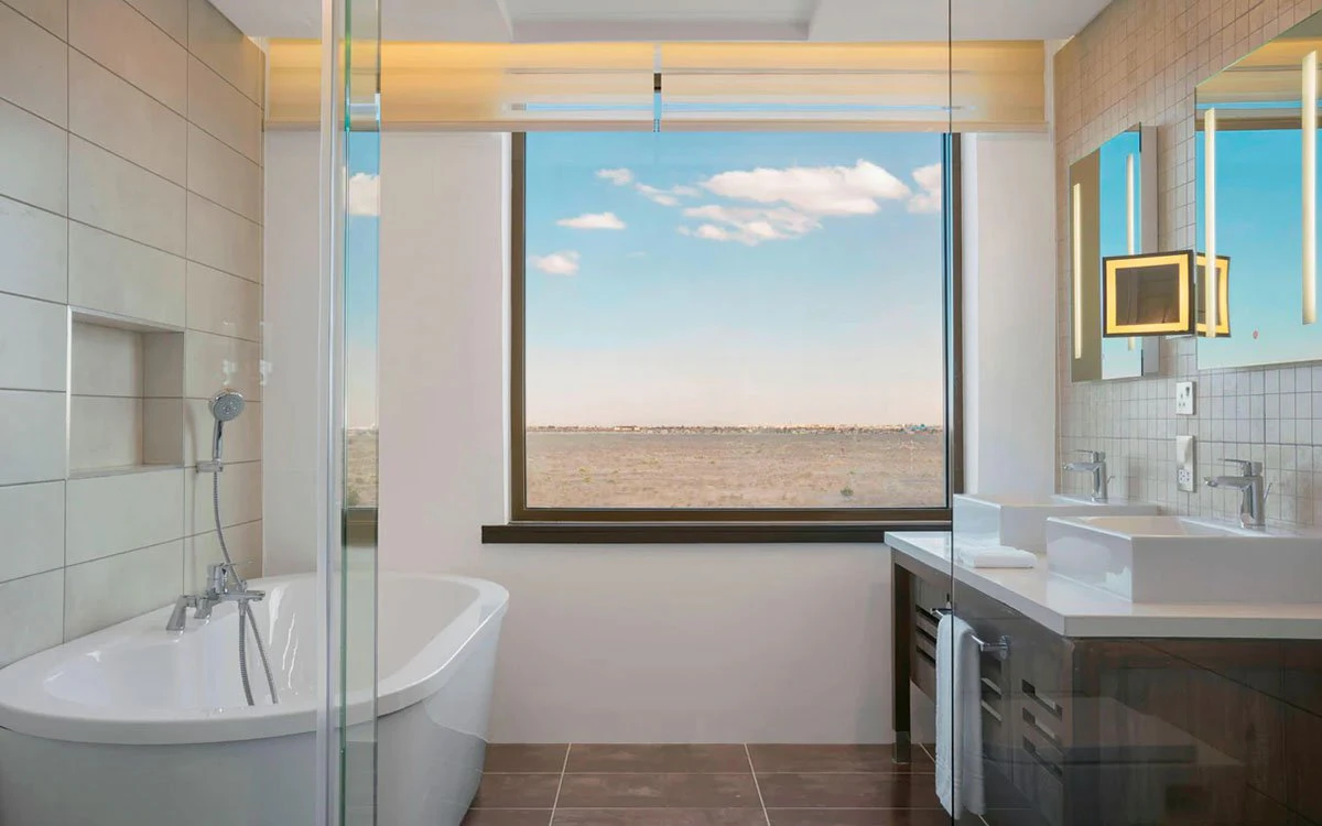 A luxurious en suite bathroom at one of the Four Points by Sheraton executive suites