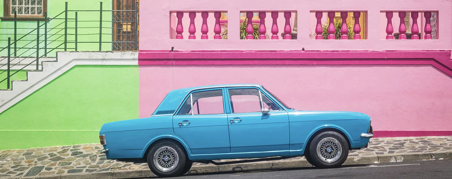 blue-car-in-bo-kaap-cape-town
