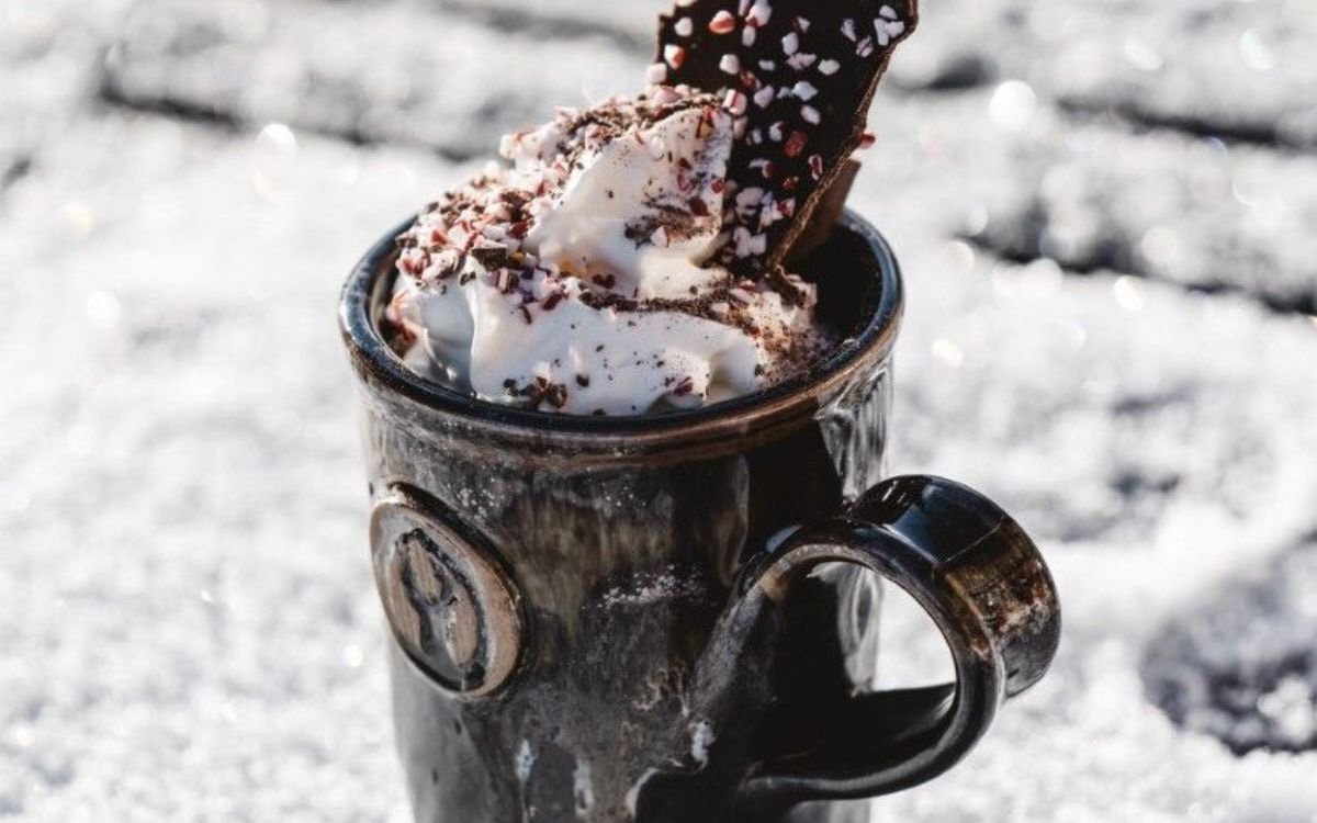 A classic hot chocolate from Snowshoe Tommys in Deer Valley.