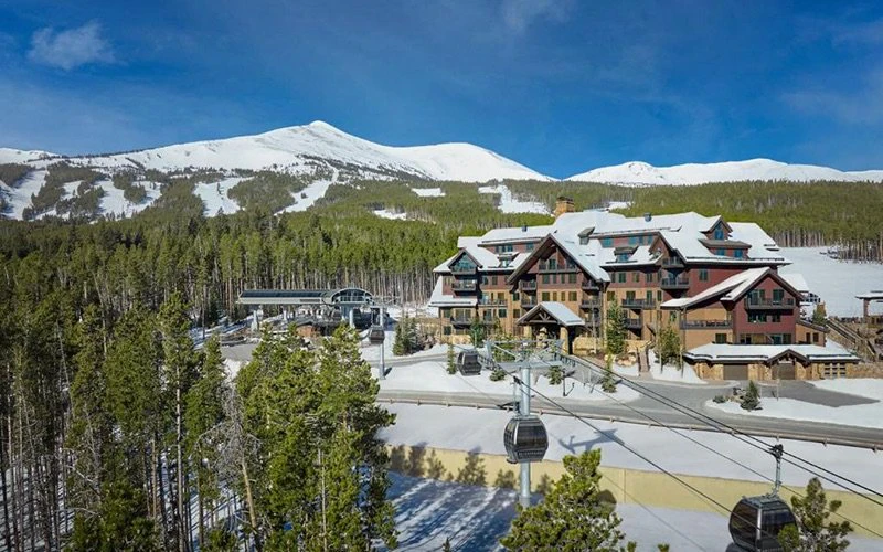 Crystal Peak Lodge Breckenridge Condos at the base of Peak 7, with gondola access and peaceful alpine surroundings