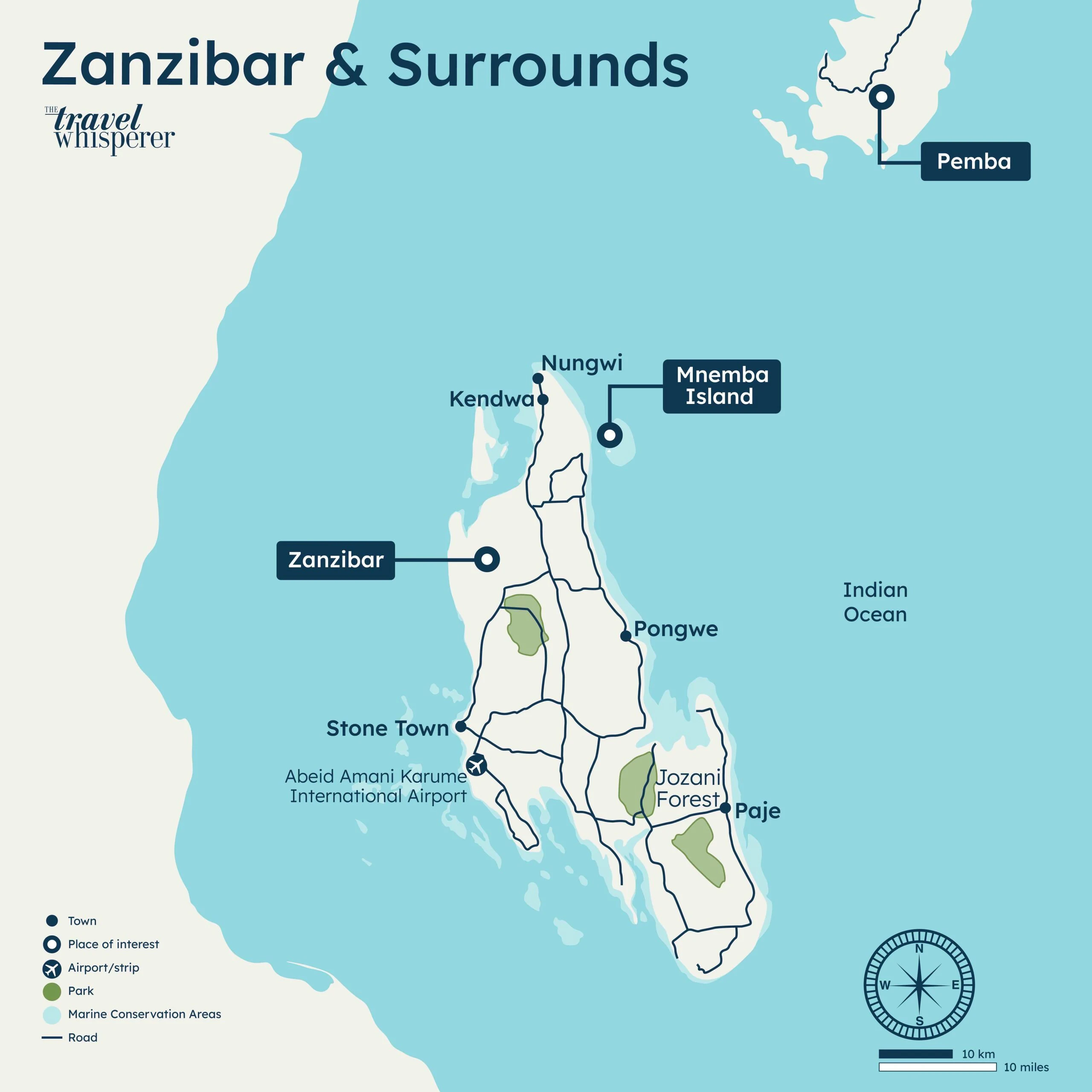 Zanzibar-and-Surrrounds-Map