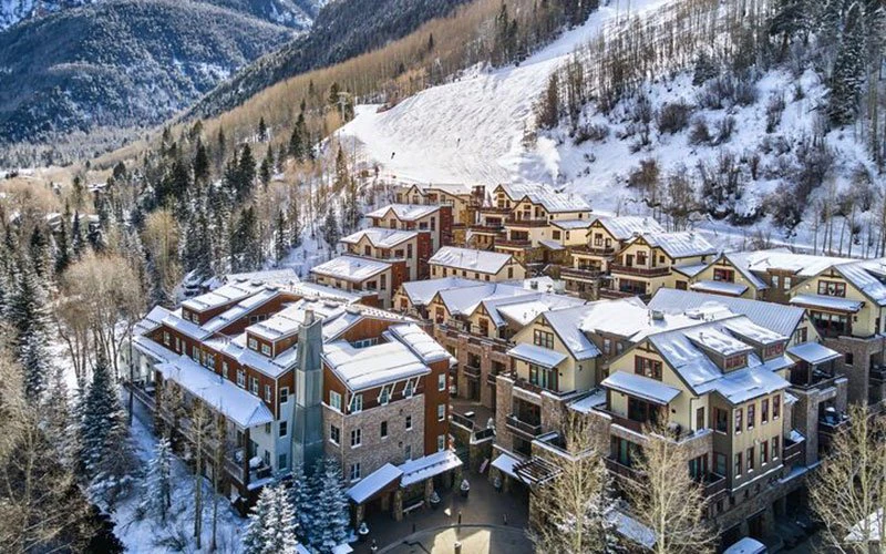 Element 52 Telluride condos offering luxury slope-side living with ski-in/ski-out access and forested mountain views.